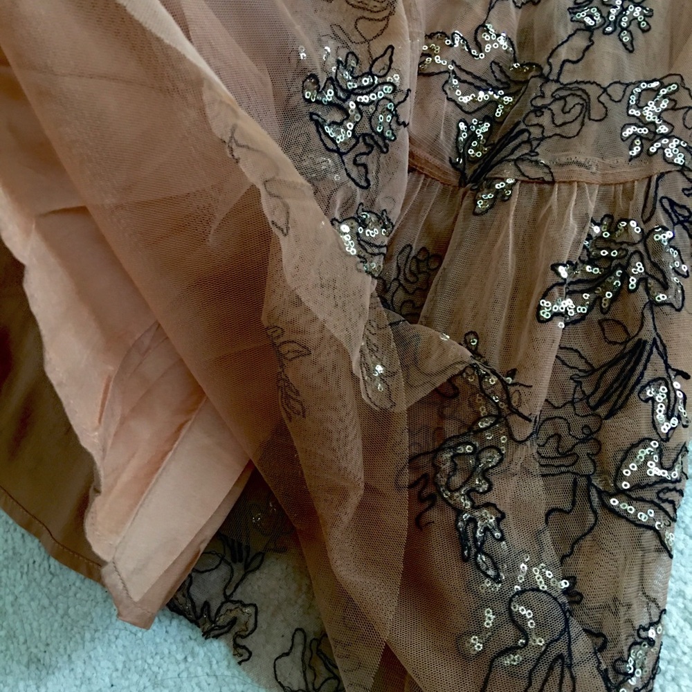 🆕 MAEVE Sequined Tulle Midi Dress S - Picture 6 of 8